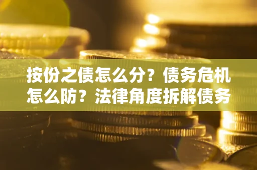 济南按份之债怎么分？债务危机怎么防？法律角度拆解债务分配与风险自保指南