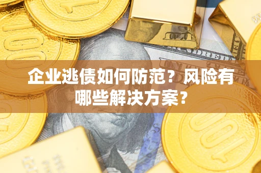 济南企业逃债如何防范？风险有哪些解决方案？