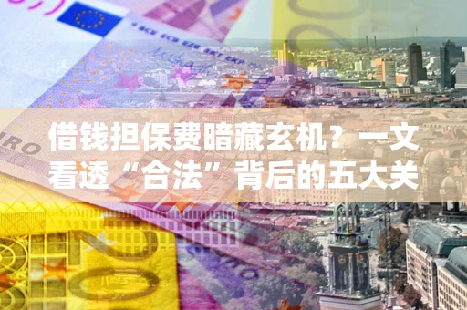 济南借钱担保费暗藏玄机？一文看透“合法”背后的五大关键陷阱