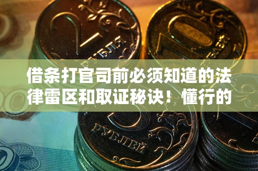 济南借条打官司前必须知道的法律雷区和取证秘诀！懂行的人已经留好这些证据