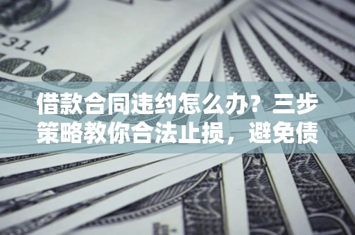 济南借款合同违约怎么办？三步策略教你合法止损，避免债务危机升级