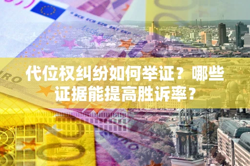 济南代位权纠纷如何举证？哪些证据能提高胜诉率？