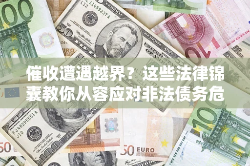 济南催收遭遇越界？这些法律锦囊教你从容应对非法债务危机