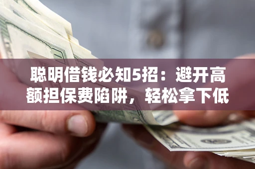 济南聪明借钱必知5招：避开高额担保费陷阱，轻松拿下低息贷款