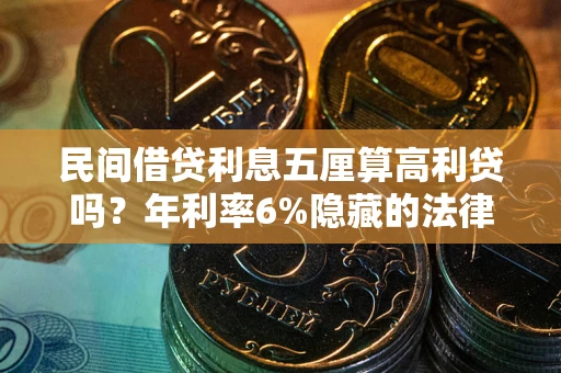 济南民间借贷利息五厘算高利贷吗？年利率6%隐藏的法律风险全解析