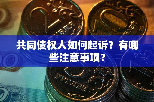 济南共同债权人如何起诉？有哪些注意事项？