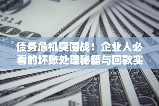 济南债务危机突围战！企业人必看的坏账处理秘籍与回款实战指南
